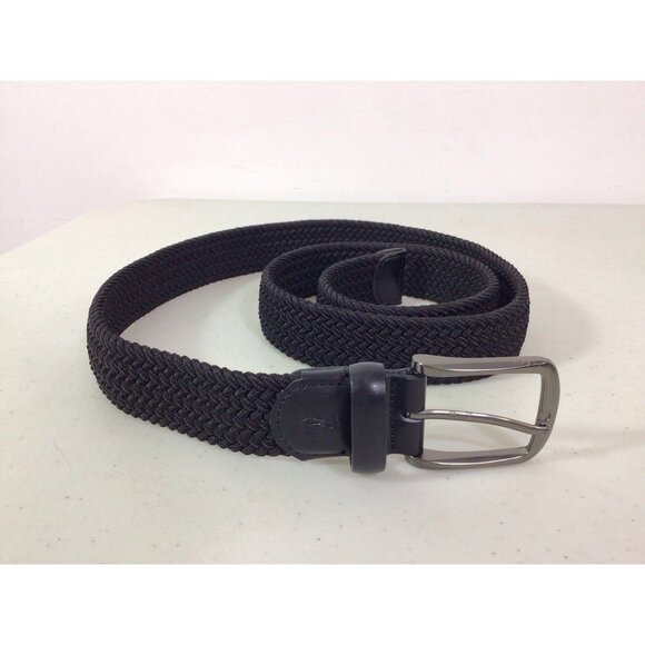Penguin Black Braided Belt Made in USA Mens Large 38-40 - Picture 6 of 7